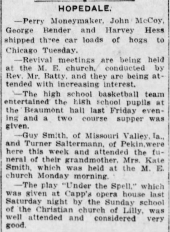 Bloomington 1914